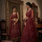 Premium Quality Butterfly Net Coding Sequence Work Lehenga