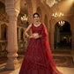 Premium Quality Butterfly Net Coding Sequence Work Lehenga