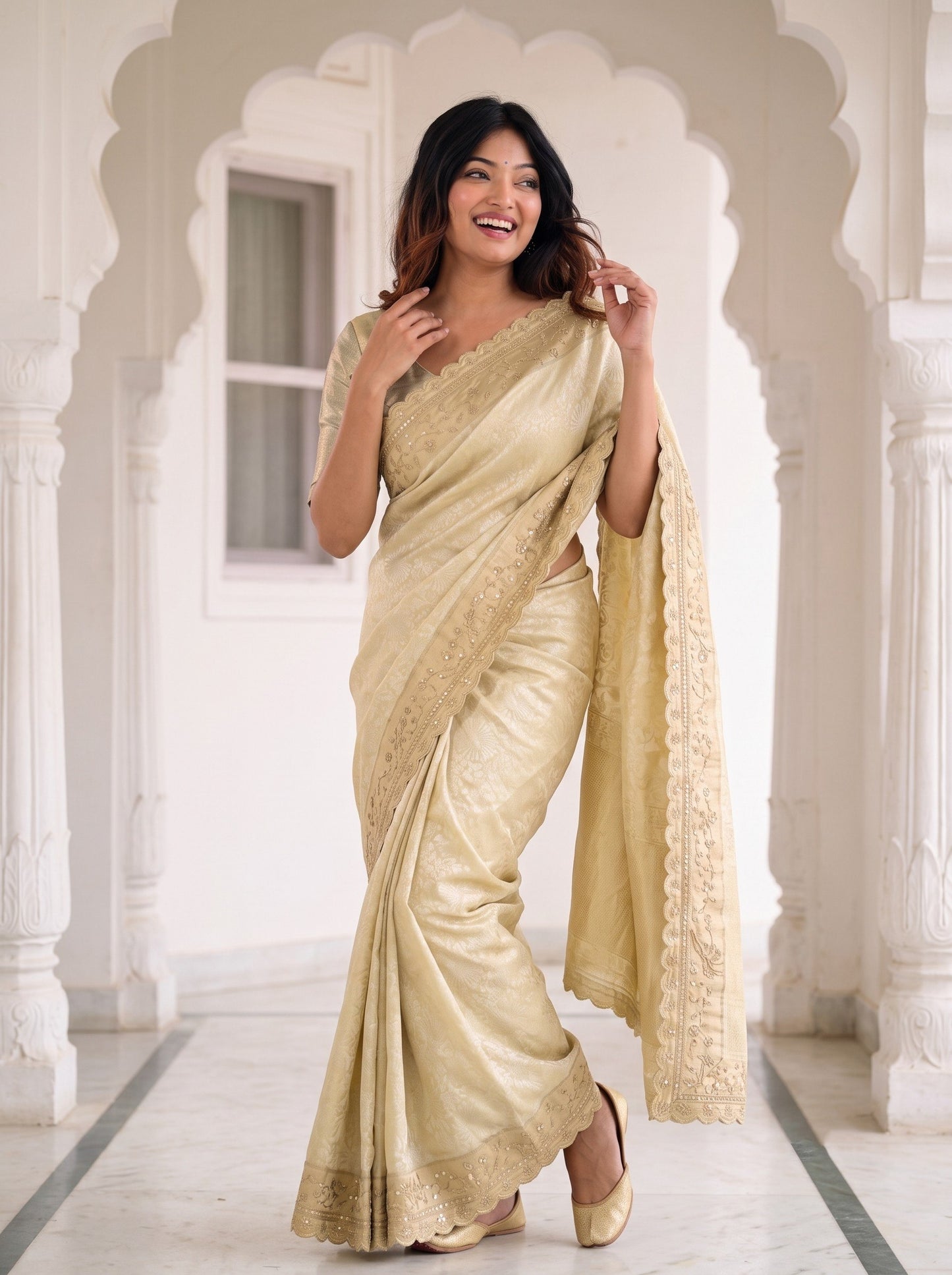 Wedding Wear Pure Kanjivarm Silk Work Saree