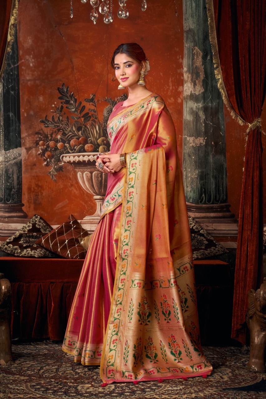 Premium Tissue Silk Saree Collection