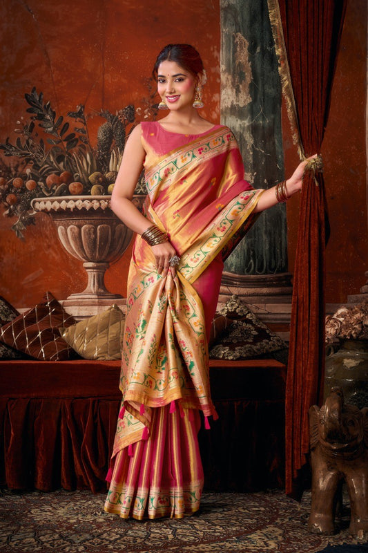 Premium Tissue Silk Saree Collection
