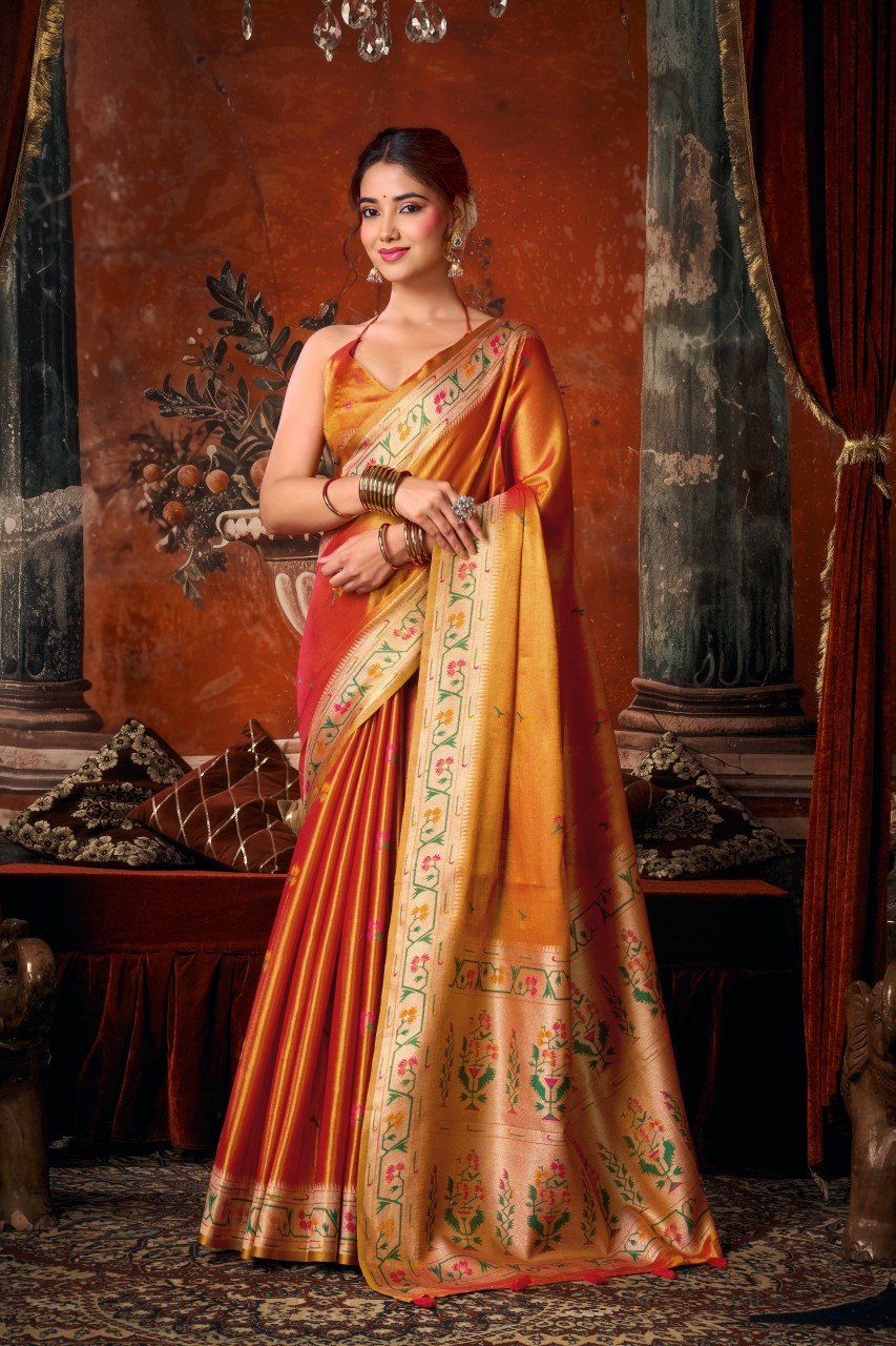 Premium Tissue Silk Saree Collection