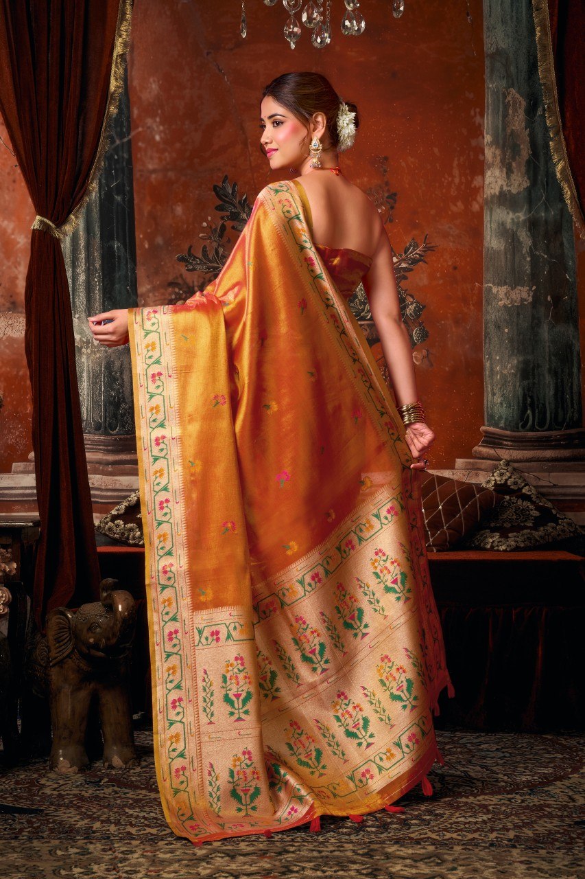 Premium Tissue Silk Saree Collection