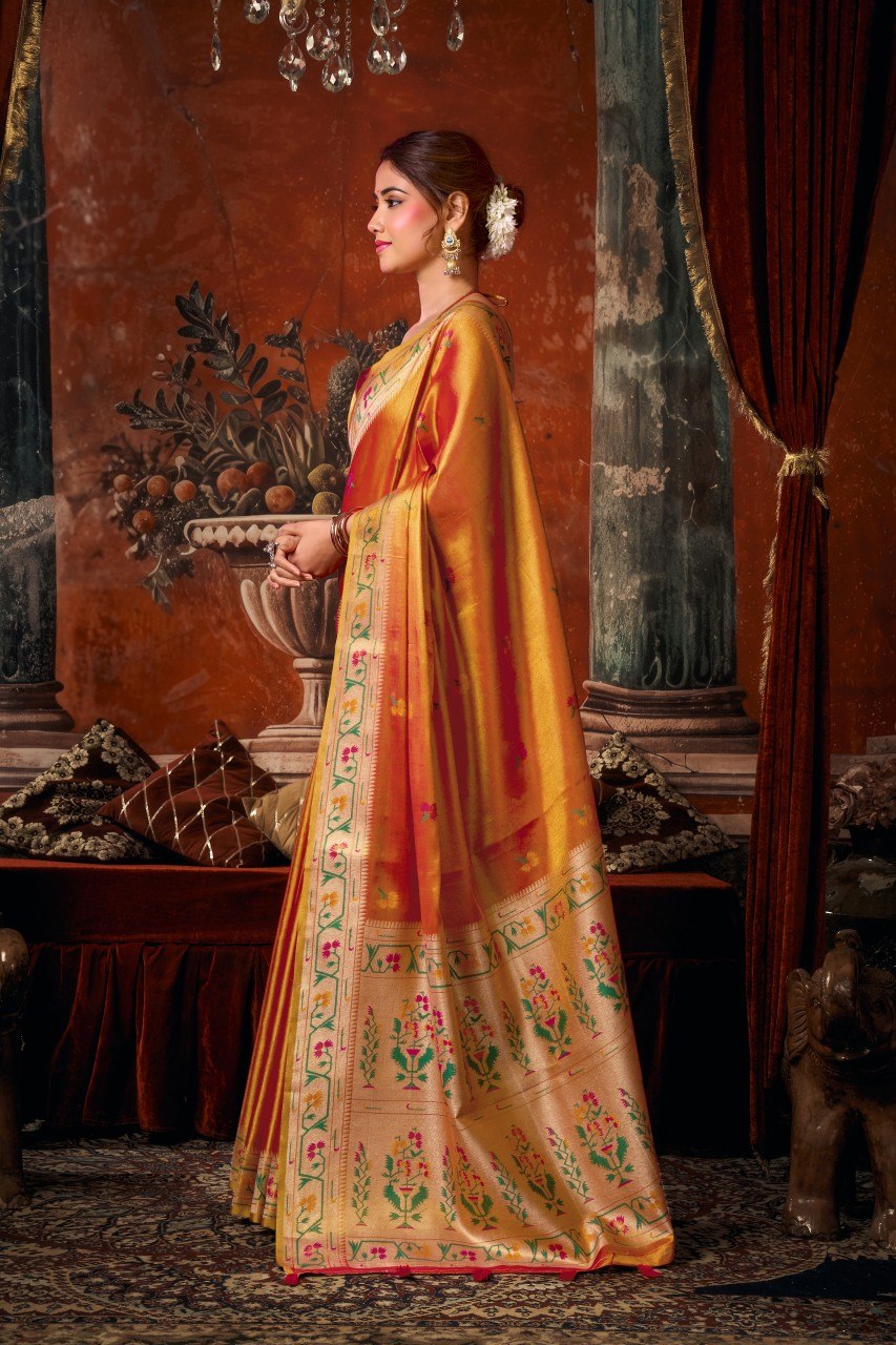 Premium Tissue Silk Saree Collection
