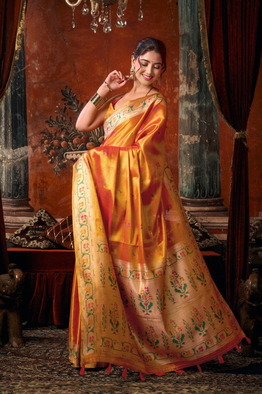 Premium Tissue Silk Saree Collection