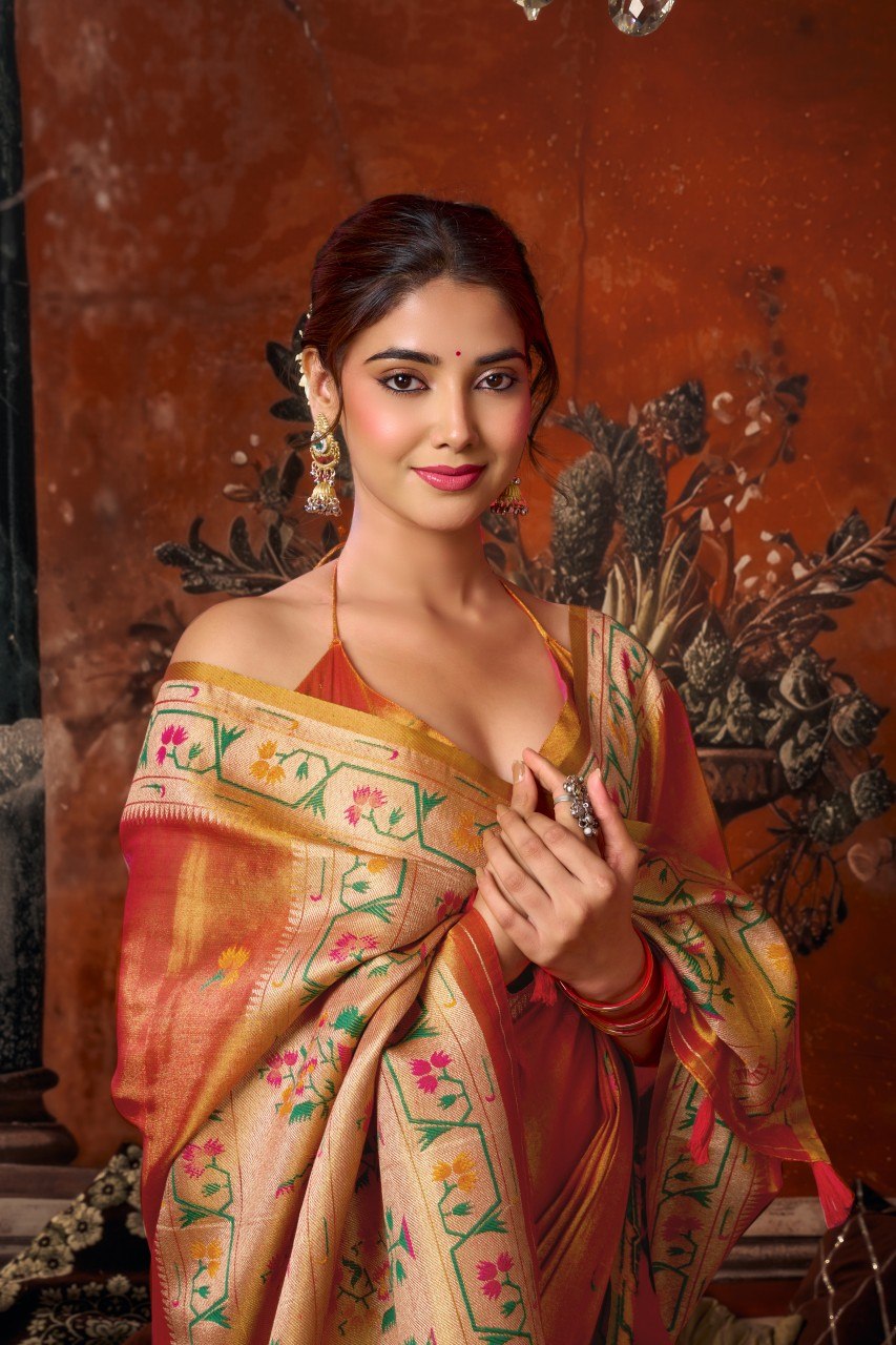 Premium Tissue Silk Saree Collection