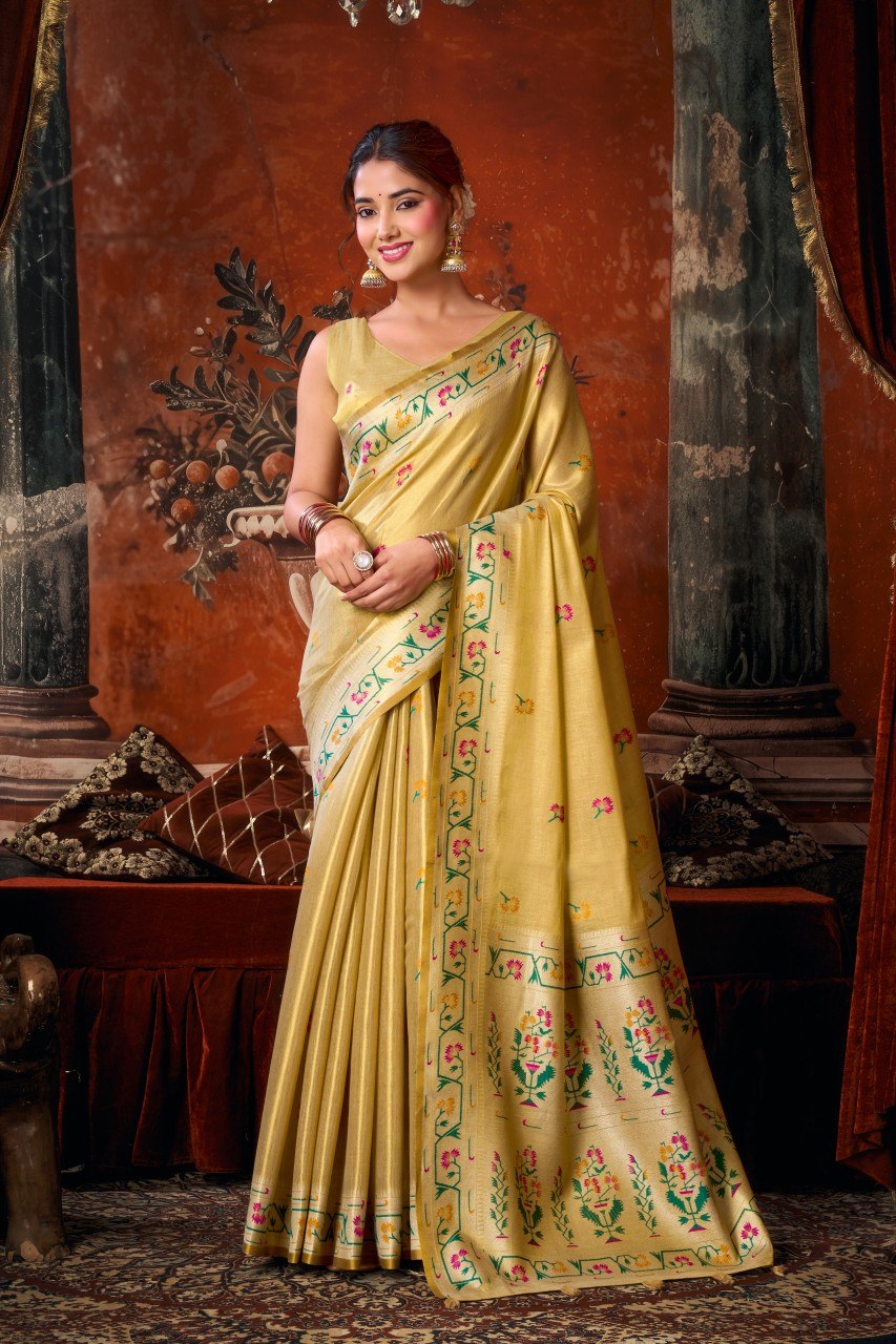 Premium Tissue Silk Saree Collection