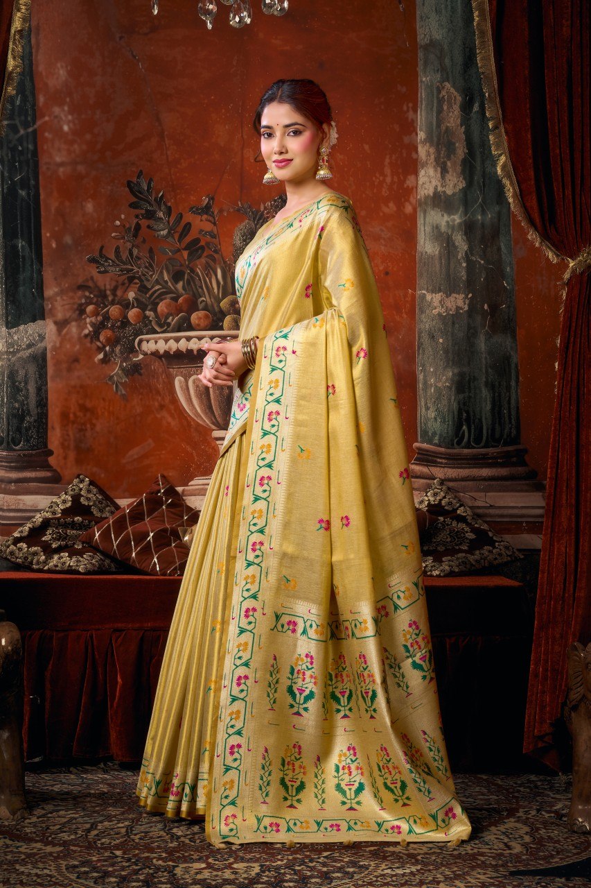 Premium Tissue Silk Saree Collection