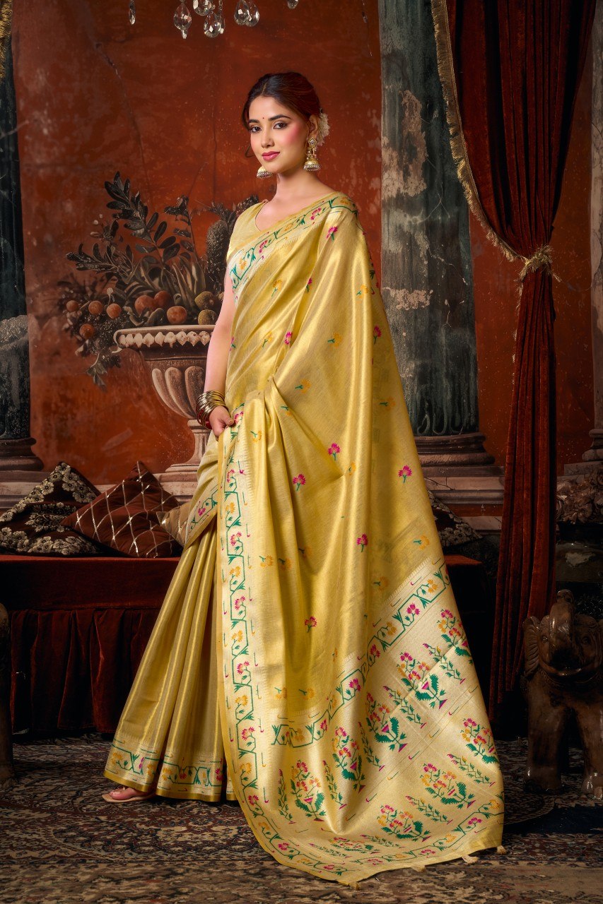 Premium Tissue Silk Saree Collection