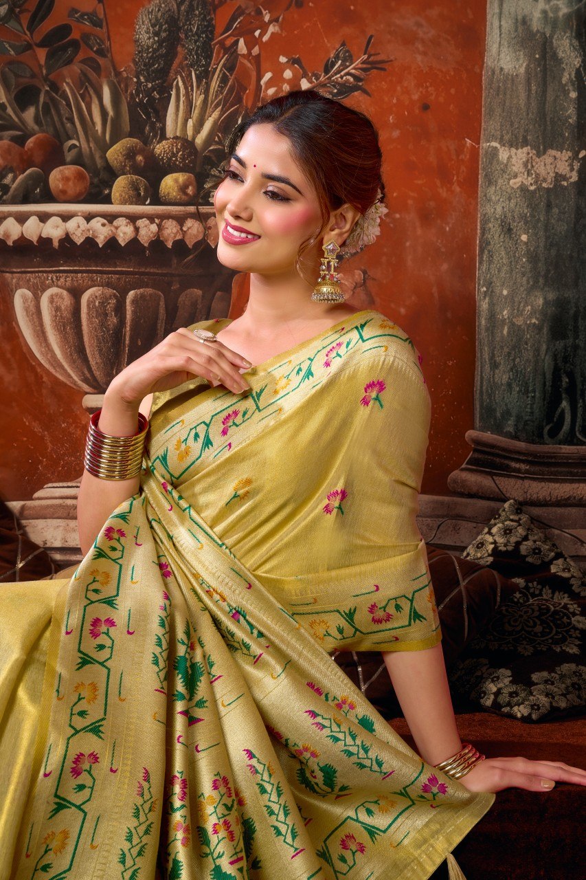 Premium Tissue Silk Saree Collection