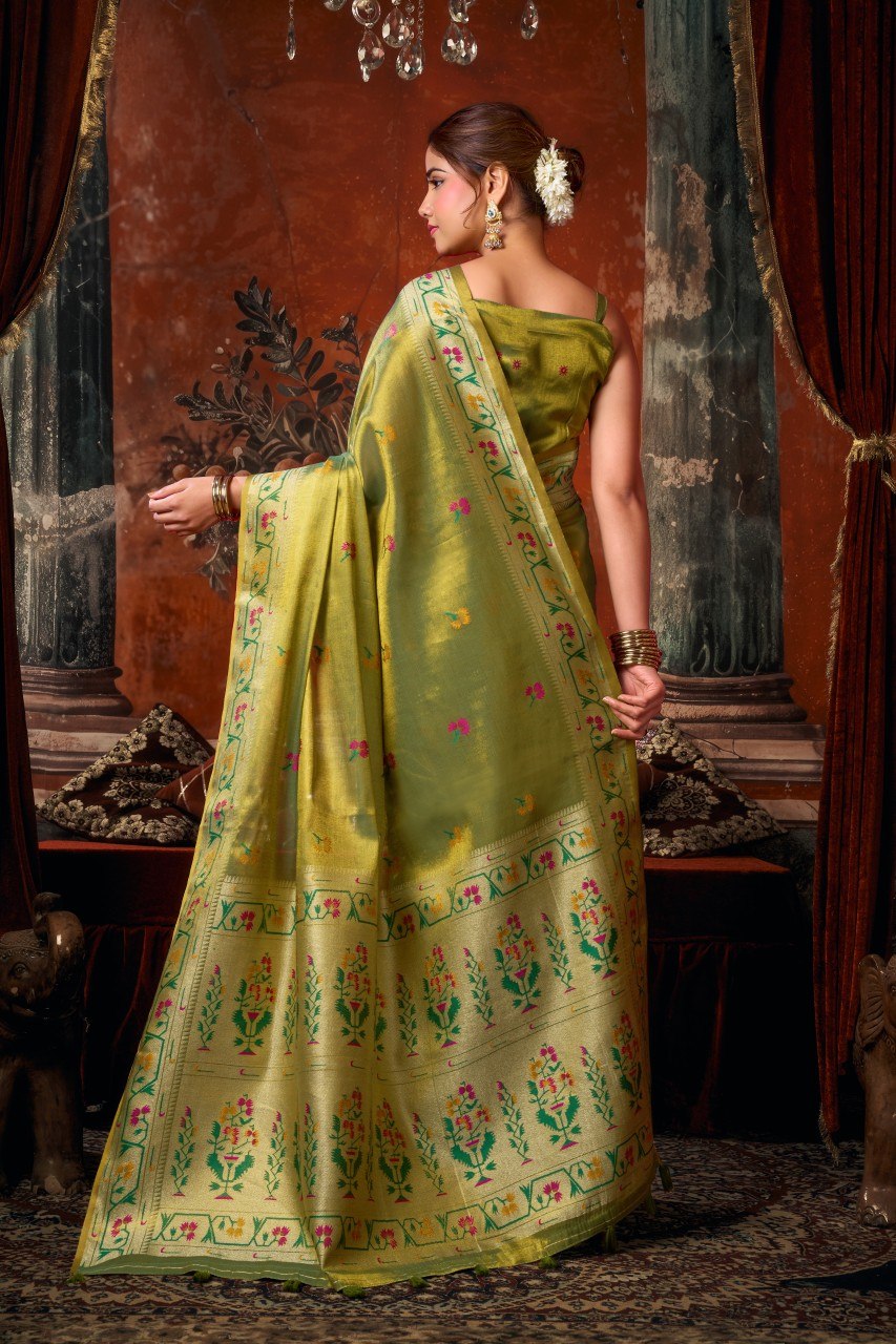 Premium Tissue Silk Saree Collection