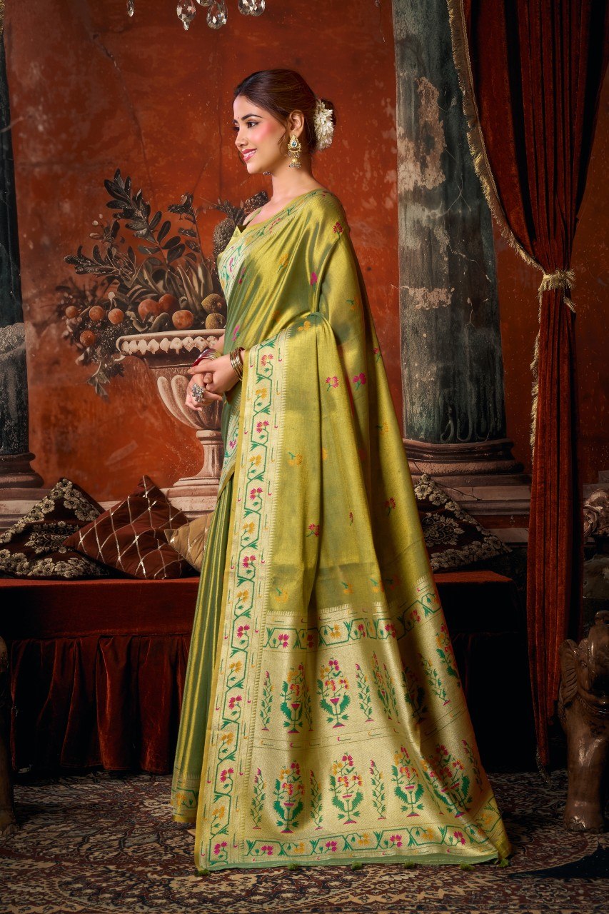 Premium Tissue Silk Saree Collection