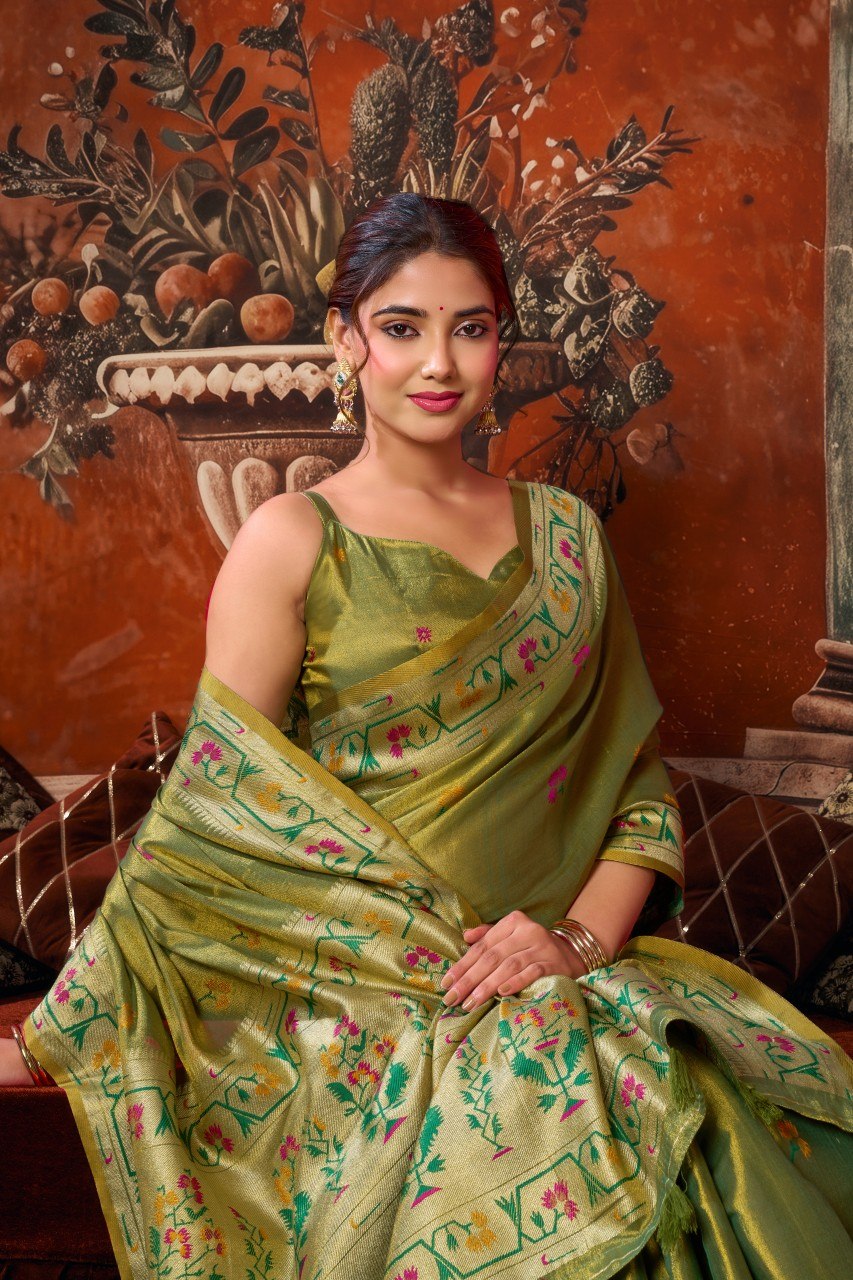 Premium Tissue Silk Saree Collection