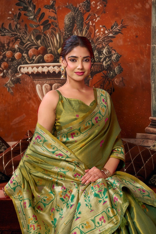 Premium Tissue Silk Saree Collection