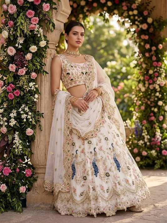 Launching the 3.5 Meter Flare Fox Georgette Lehenga