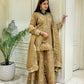 Launching New Đěsigner Party Wear Look Pur Nc Moss Silk Top & Palazzo With Dupatta