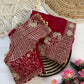 Pure Fandy satin material with c pallu embroidery work saree