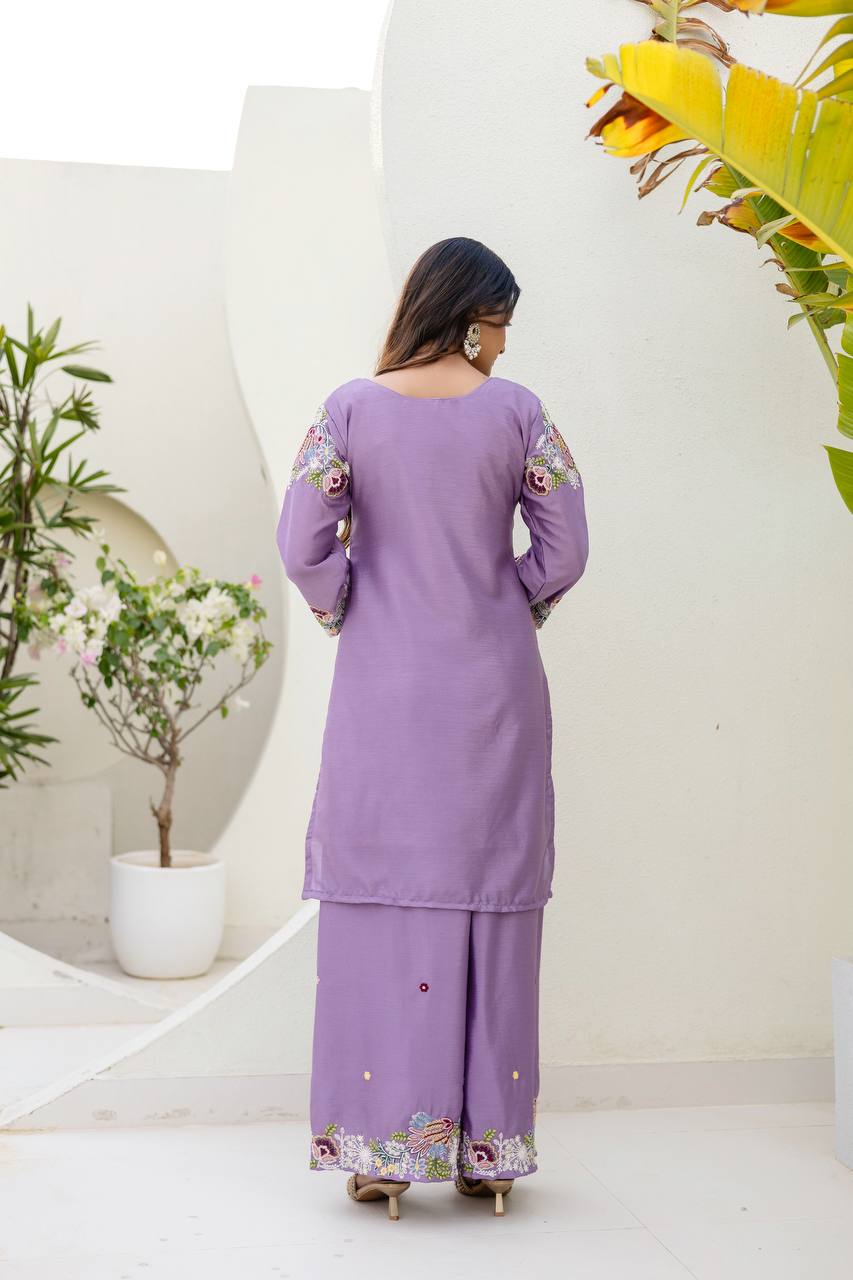 Presenting New Ready Made kirti Plazzo With Dupatta Collection