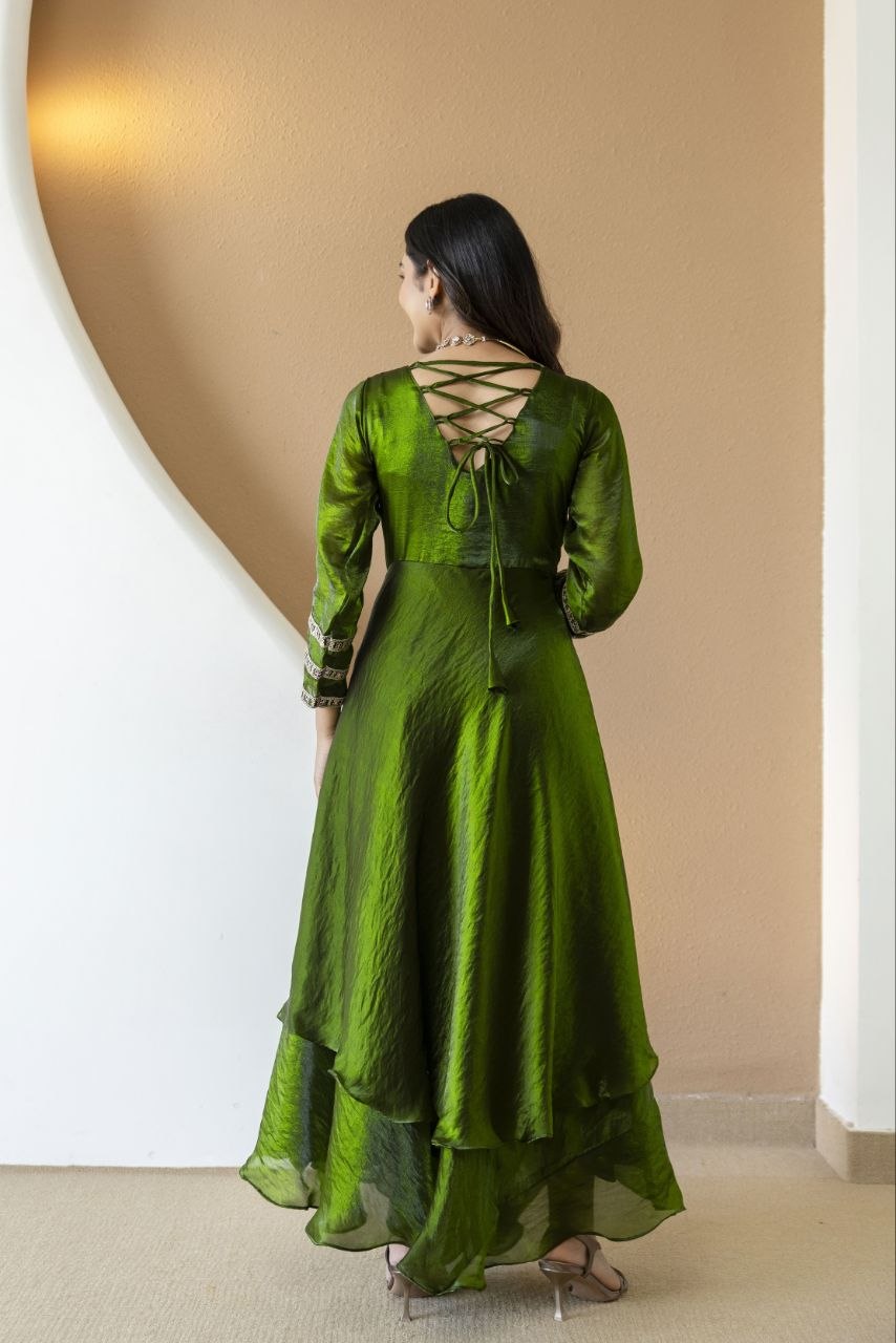 New Ready-made Collection With Fandy Silk Gown
