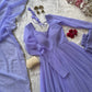 Georgette Anarkali suit with huge 8 mtr flair