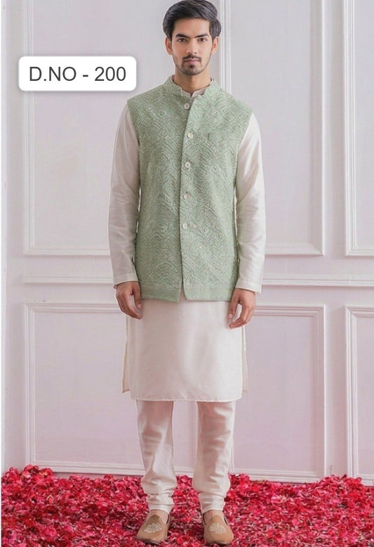 Premium Men’s Koti Kurta Set