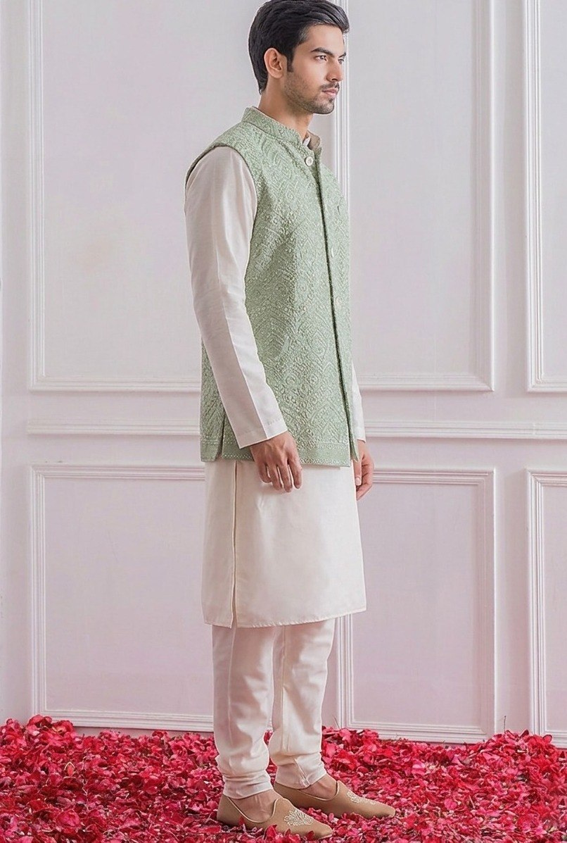 Premium Men’s Koti Kurta Set
