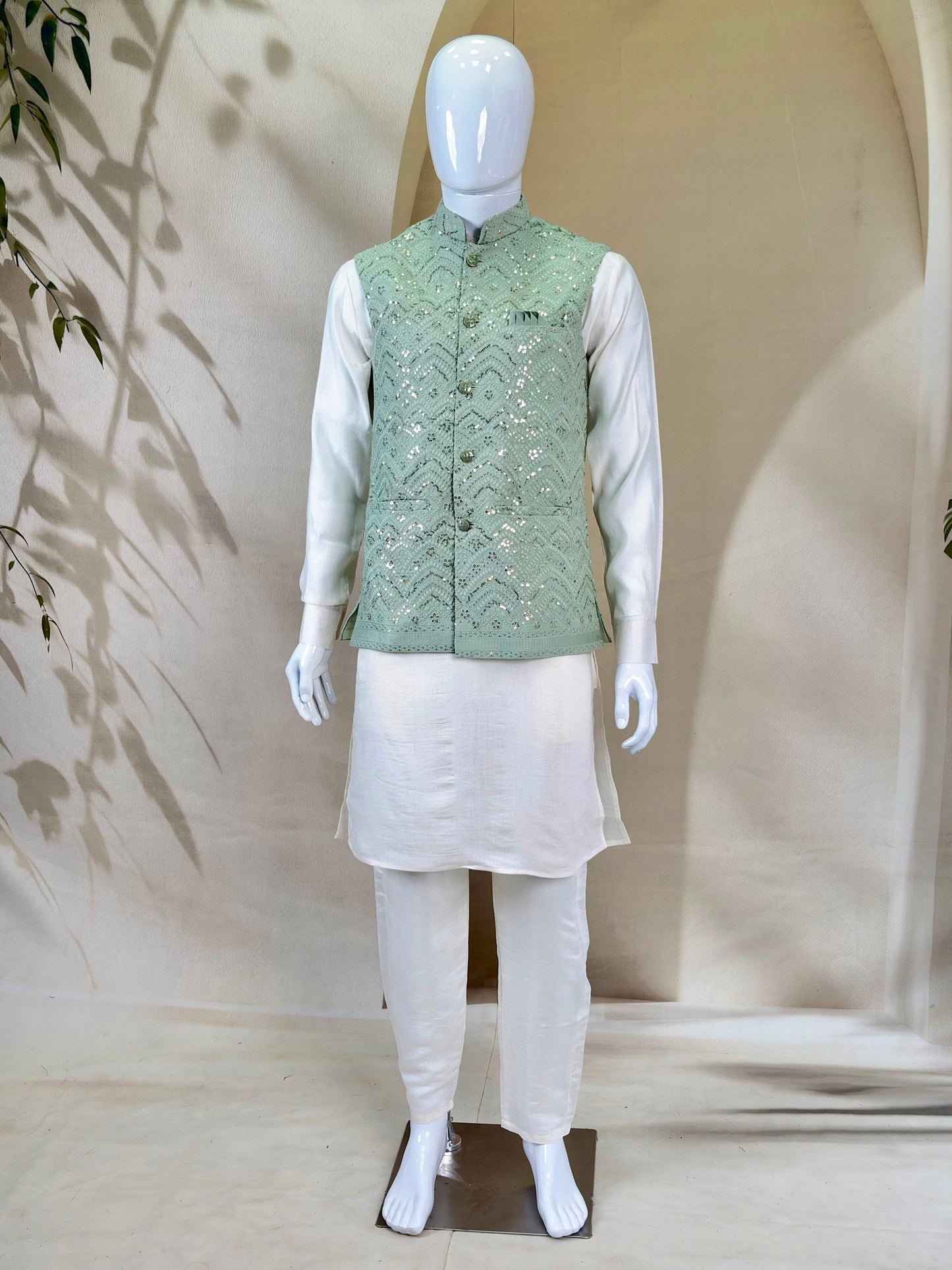 Premium Men’s Koti Kurta Set