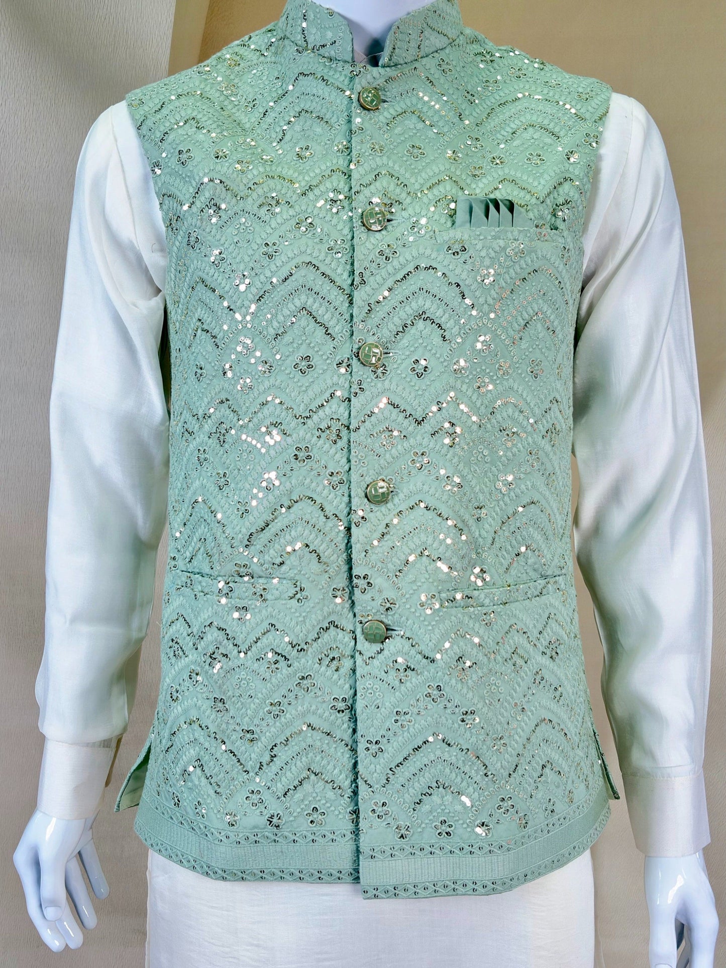 Premium Men’s Koti Kurta Set