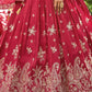 Soft & Flowing Chinon Elegant Zari Dori & Sequence Embroidery Lehenga