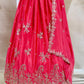 Soft & Flowing Chinon Elegant Zari Dori & Sequence Embroidery Lehenga