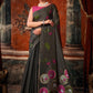 Khadi Cotton Multi Colour Extract Design Saree