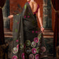 Khadi Cotton Multi Colour Extract Design Saree