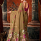 Khadi Cotton Multi Colour Extract Design Saree
