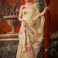 Khadi Cotton Multi Colour Extract Design Saree