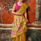 Khadi Cotton Multi Colour Extract Design Saree