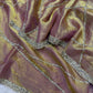 Beautiful Jarkhan Diamond work Saree