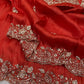 Premium soft Tissue Beautiful motis and Beads Saree