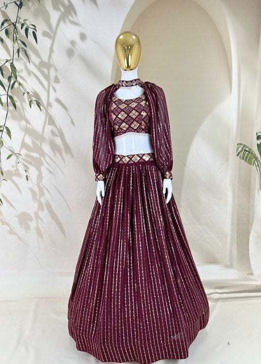 Premium Georgette Elegant Lehenga Choli