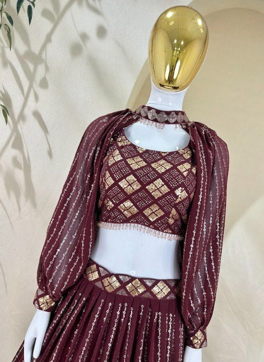 Premium Georgette Elegant Lehenga Choli