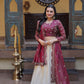 Cosmos with Zari & Sequins Embroidered work lehenga