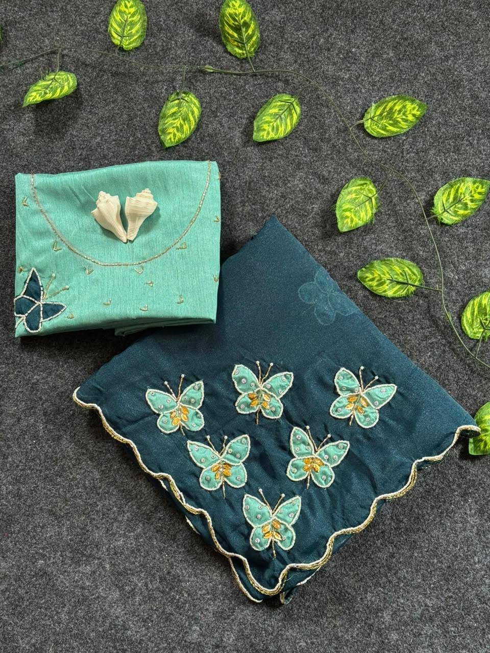 MOST VIREL INSTAGRAM HIT BUTTERFLY HANDWORK SAREE