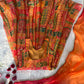 Digital printed Jimy organza silk suit with huge flair