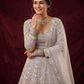 Launching 4 meter flared Real Mirror Embroidery Sequins Work Lehenga