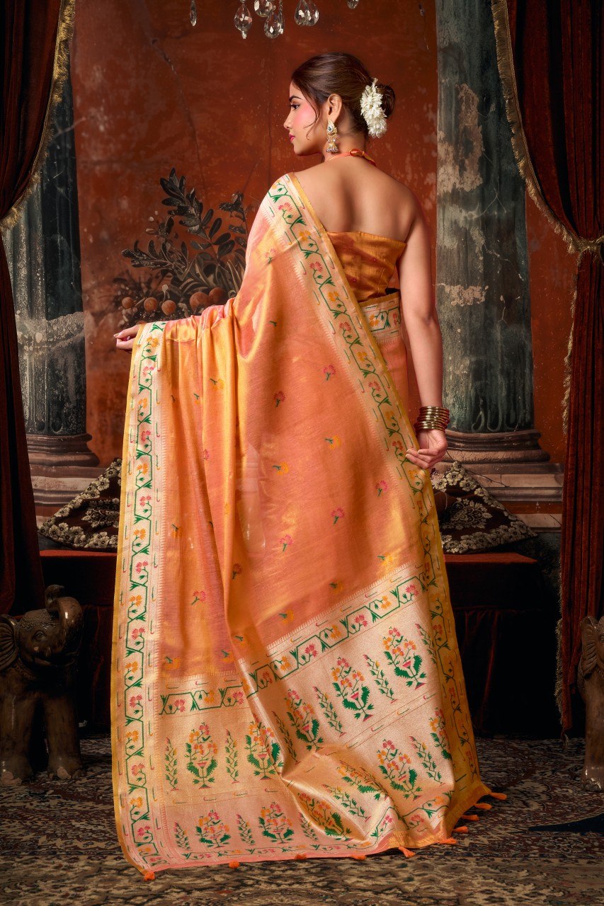 Premium Tissue Silk Saree Collection