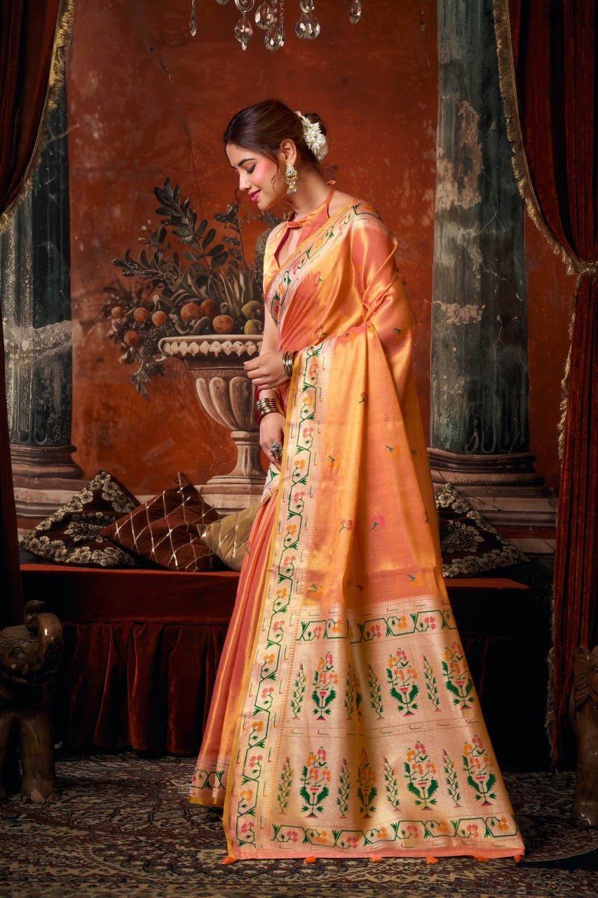 Premium Tissue Silk Saree Collection