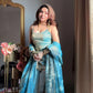 Premium Fandy Fabric Zari & Sequence Embroidery Work Sharara Set