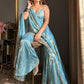 Premium Fandy Fabric Zari & Sequence Embroidery Work Sharara Set