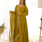 PRESENTING NEW PREMIUM QUALITY PURE ROMANSILK CHANDERI GOWN