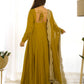 PRESENTING NEW PREMIUM QUALITY PURE ROMANSILK CHANDERI GOWN