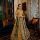Roman satin silk lehenga with sequins dori & thread work choli